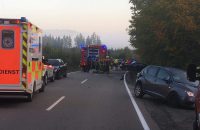 14.10.2019  – THL-Einsatz – Verkehrsunfall zw. Mallersdorf und Scharn