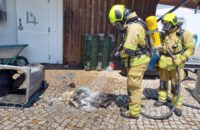 12.06.2022 – Brandeinsatz – Brand Mülltonne